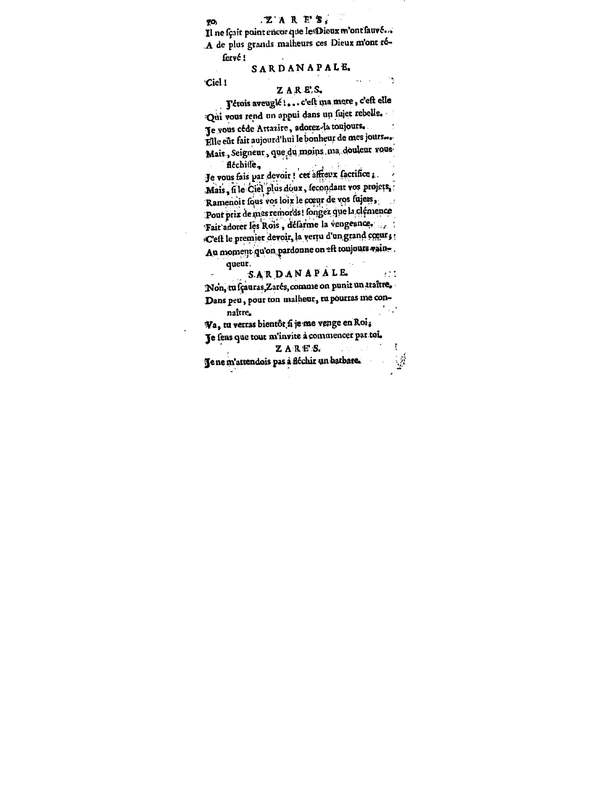 Zarès, tragédie, par M. Palissot de Montenoy, représentée pour la première fois par les Comédiens français, le 3 juin 1751 Zarès, tragédie, par M. Palissot de Montenoy, représentée pour la première fois par les Comédiens français, le 3 juin 1751