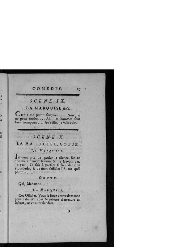Gageure imprévue (La), comédie en prose et en un acte