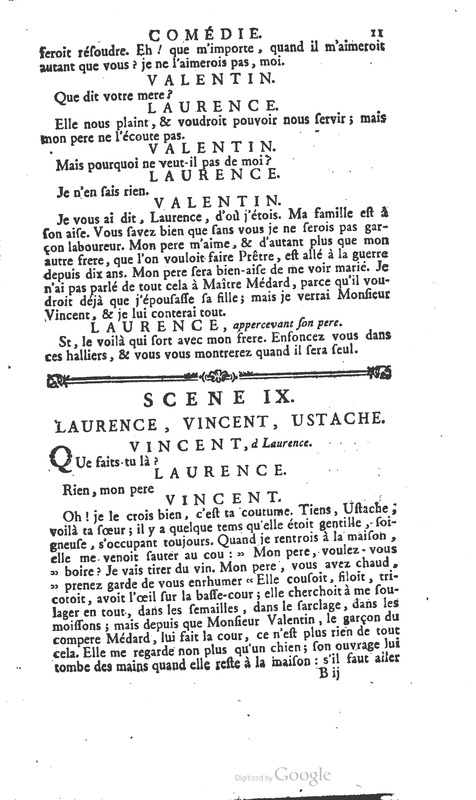 Heureuse rencontre (L’), en un acte et en prose