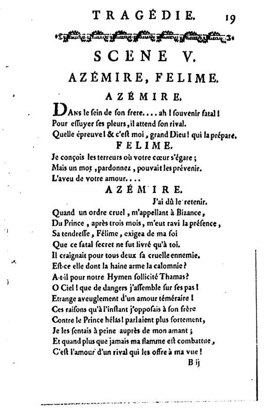 Mustapha et Zéangir, tragédie en cinq actes et en vers, représentée sur le théâtre de Fontainebleau, devant Leurs Majestés, le 1er novembre 1776 Mustapha et Zéangir, tragédie en cinq actes et en vers, représentée sur le théâtre de Fontainebleau, devant Leurs Majestés, le 1er novembre 1776