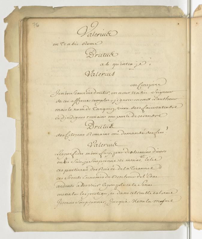 Brutus, tragédie en cinq actes et en vers