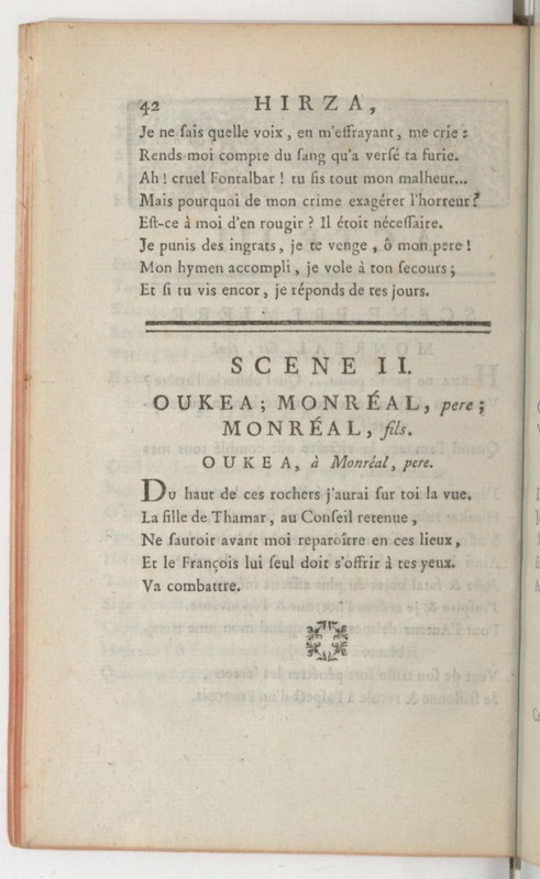 Hirza, tragédie, par M. de Sauvigny… (Comédiens ordinaires du Roi, 27 mai 1767) Hirza, tragédie, par M. de Sauvigny… (Comédiens ordinaires du Roi, 27 mai 1767)