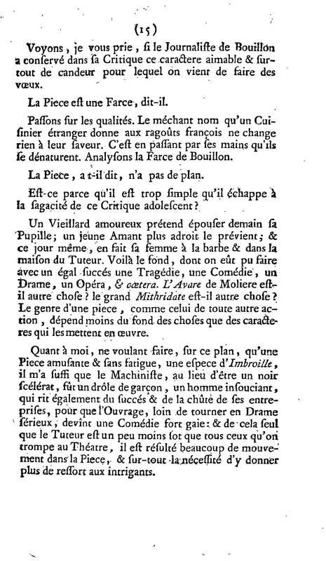 Barbier de Séville, ou la Précaution inutile (Le ), comédie en quatre actes, par M. de Beaumarchais, représentée sur le théâtre de la Comédie Française le 23 février 1775 (avec une Lettre modérée sur la chute et la critique du Barbier de Séville)