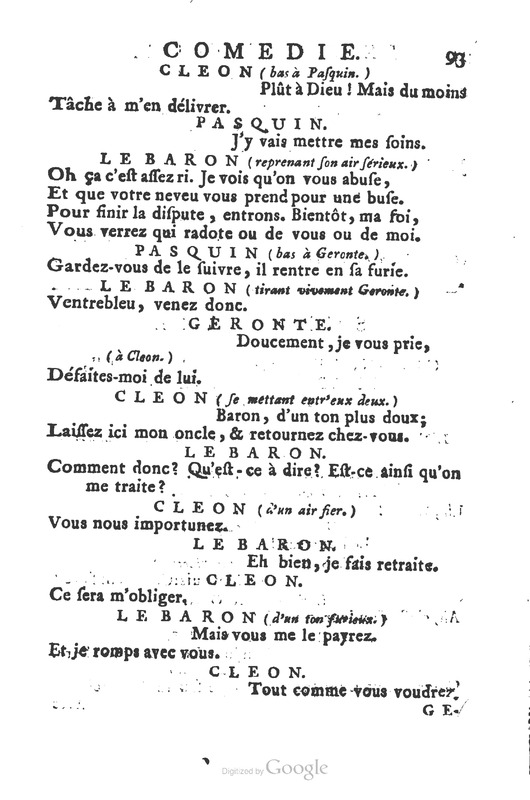 Dissipateur ou l’honnête-friponne (Le), comédie Dissipateur ou l’honnête-friponne (Le), comédie