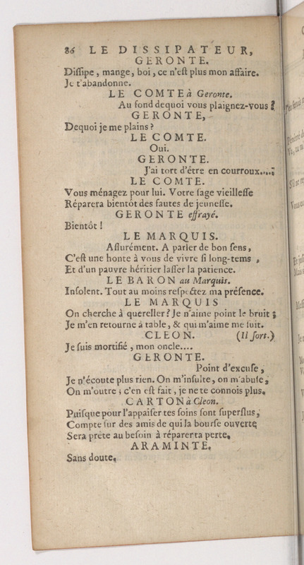 Dissipateur, ou l'Honneste Friponne (Le), comédie Dissipateur, ou l'Honneste Friponne (Le), comédie