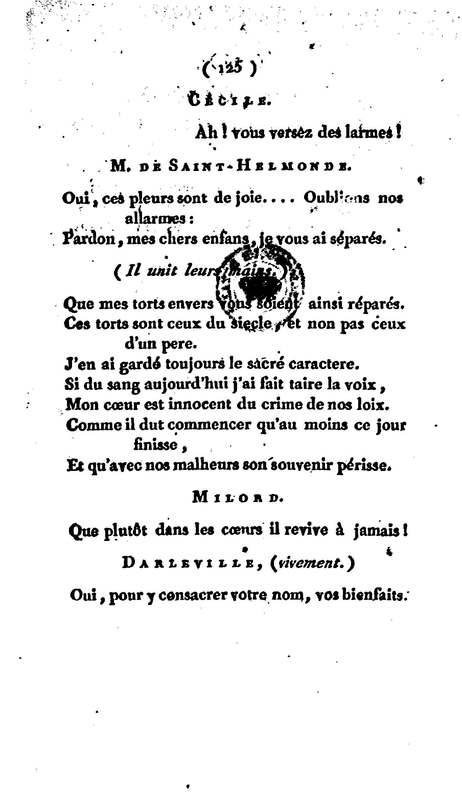 Dangers de l'opinion (Les), drame en cinq actes, en vers