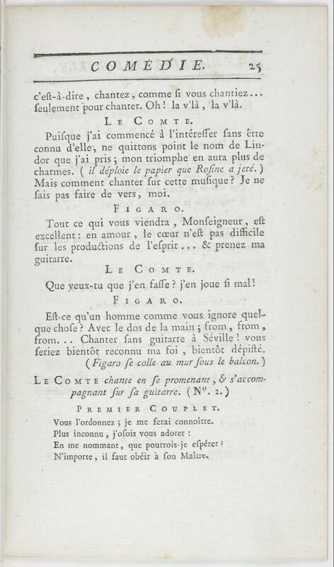 Barbier de Séville, ou La précaution inutile (Le), comédie en quatre actes