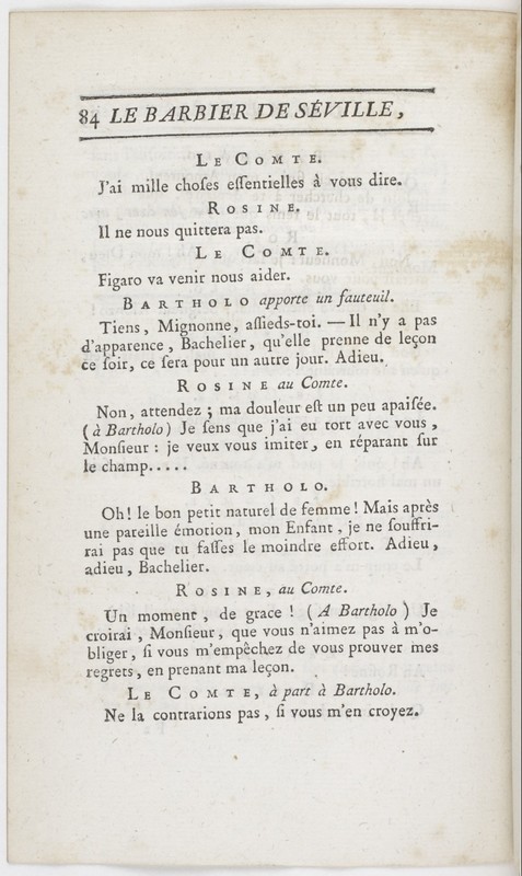 Barbier de Séville, ou la Précaution inutile (Le), comédie en quatre actes ; par M. de Beaumarchais ; représentée & tombée sur le théâtre de la Comédie Françoise aux Tuileries, le 23 de février 1775 Barbier de Séville, ou la Précaution inutile (Le), comédie en quatre actes ; par M. de Beaumarchais ; représentée & tombée sur le théâtre de la Comédie Françoise aux Tuileries, le 23 de février 1775
