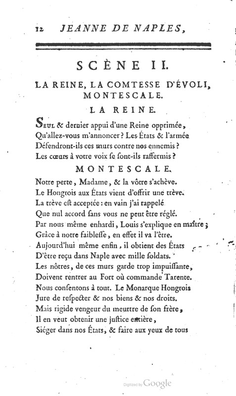 Jeanne de Naples, Tragédie en cinq actes et en vers Jeanne de Naples, Tragédie en cinq actes et en vers