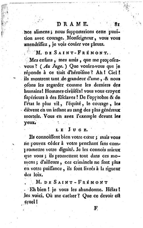 Esclavage des noirs, ou l'Heureux Naufrage (L'), drame en trois actes, en prose