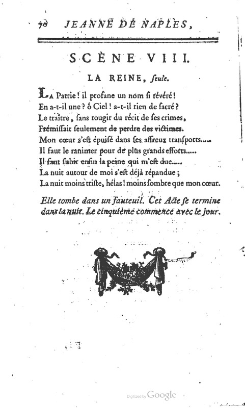 Jeanne de Naples, Tragédie en cinq actes et en vers Jeanne de Naples, Tragédie en cinq actes et en vers