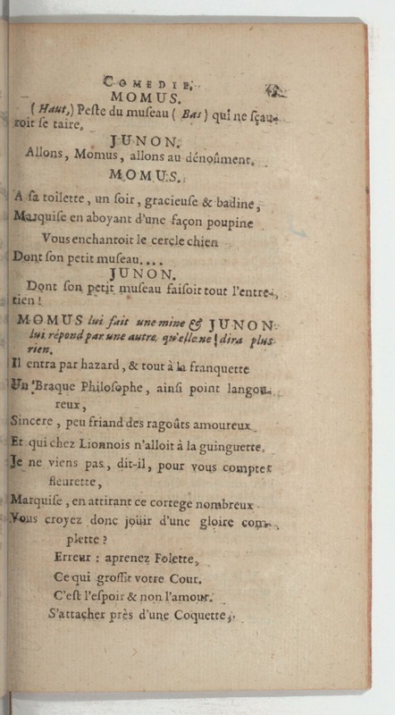 Momus fabuliste, ou les Noces de Vulcain, comédie Momus fabuliste, ou les Noces de Vulcain, comédie