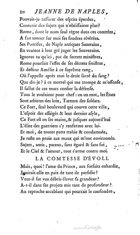 Jeanne de Naples, Tragédie en cinq actes et en vers Jeanne de Naples, Tragédie en cinq actes et en vers