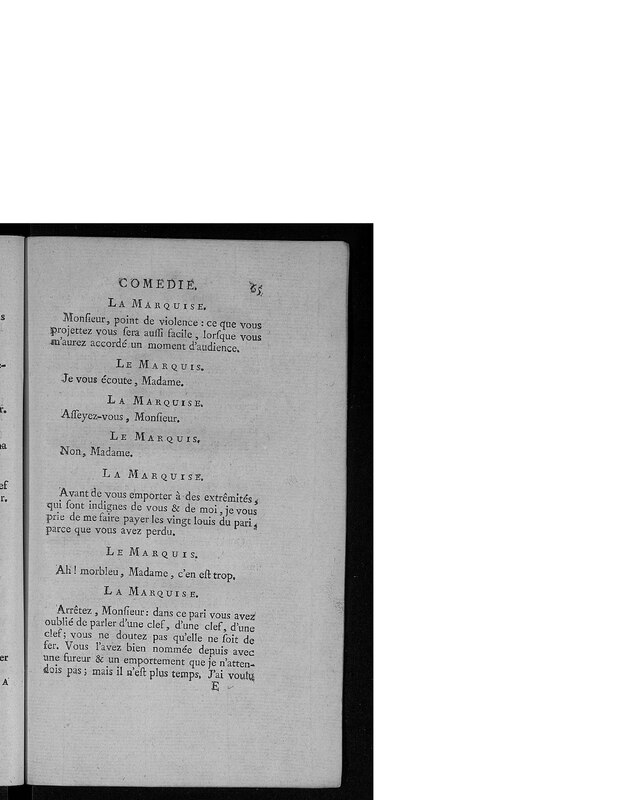Gageure imprévue (La), comédie en prose et en un acte Gageure imprévue (La), comédie en prose et en un acte