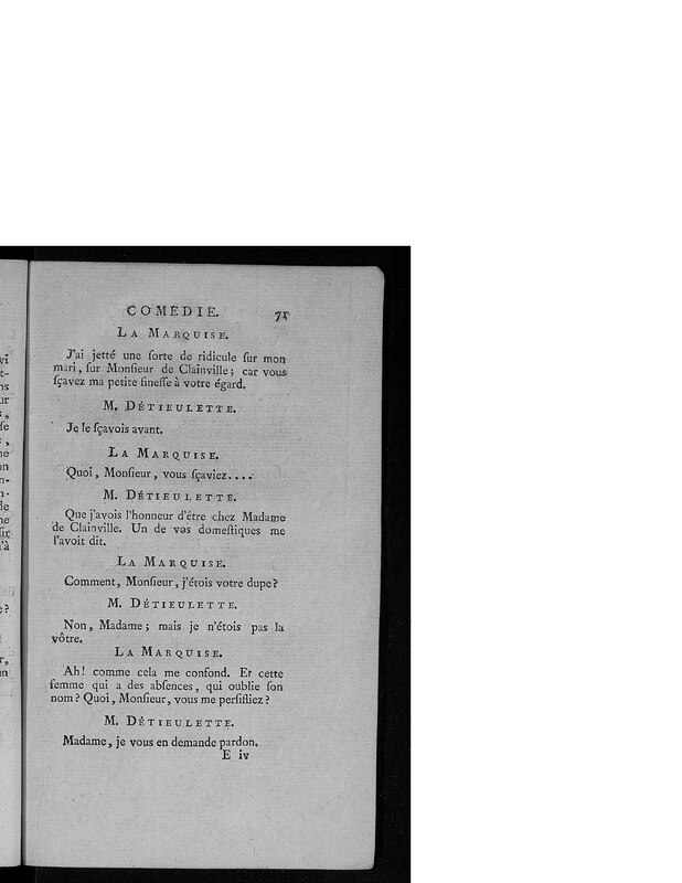 Gageure imprévue (La), comédie en prose et en un acte Gageure imprévue (La), comédie en prose et en un acte