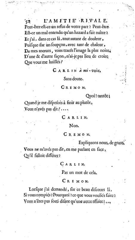 Amitié rivale (L'), comédie en vers et en cinq actes, par M. Fagan…