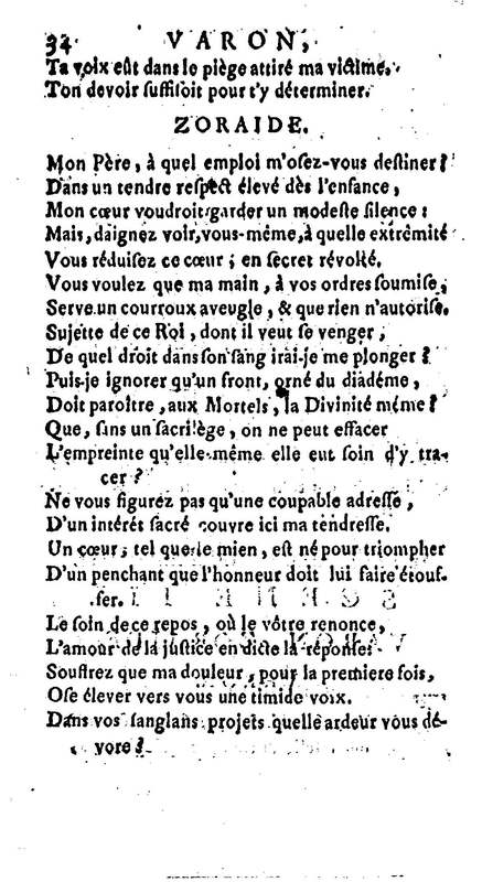 Varon, tragédie. Par M. le vicomte de Graves, capitaine au régiment de C… Varon, tragédie. Par M. le vicomte de Graves, capitaine au régiment de C…