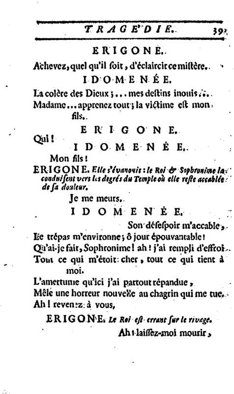 Idoménée, tragédie, par M. Le Mierre, représentée pour la première fois, par les Comédiens françois ordinaires du Roi, le lundi 13 février 1764