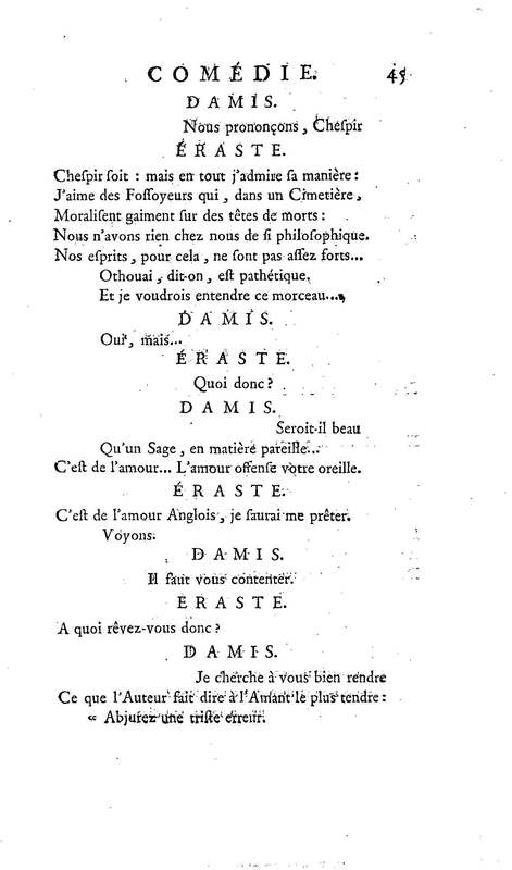 Anglomane, ou l'Orpheline léguée (L'), comédie en un acte et en vers libres, par M. Saurin, … [Fontainebleau, Comédiens français, 5 novembre 1772 ; Paris, 23 novembre 1772.] Suivie d'une Épître à un jeune poète qui veut renoncer aux Muses