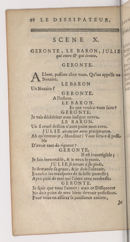 Dissipateur, ou l'Honneste Friponne (Le), comédie Dissipateur, ou l'Honneste Friponne (Le), comédie