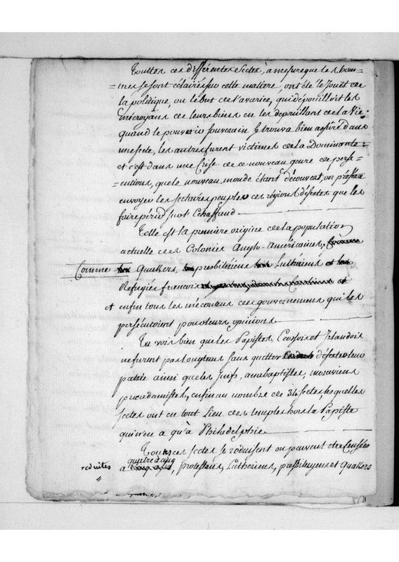 Voyage au continent américain par un Français en 1777, et Réflexions philosophiques sur ces nouveaux républicains