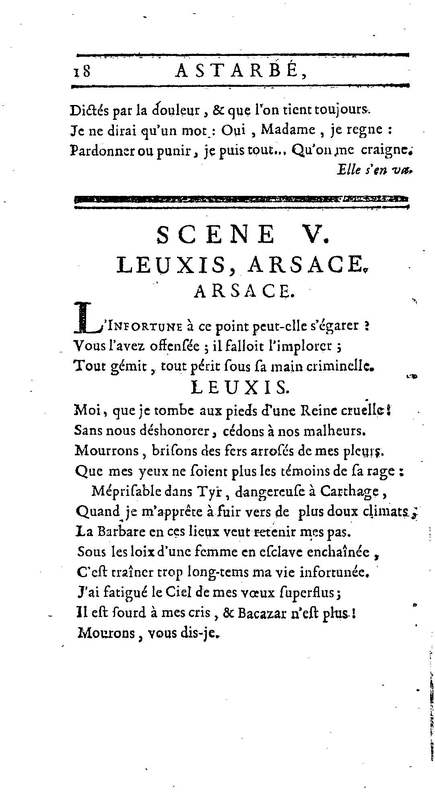 Astarbé, tragédie, par M. Colardeau. Représentée pour la première fois par les Comédiens françois ordinaires du Roi, le 27 février 1758 Astarbé, tragédie, par M. Colardeau. Représentée pour la première fois par les Comédiens françois ordinaires du Roi, le 27 février 1758