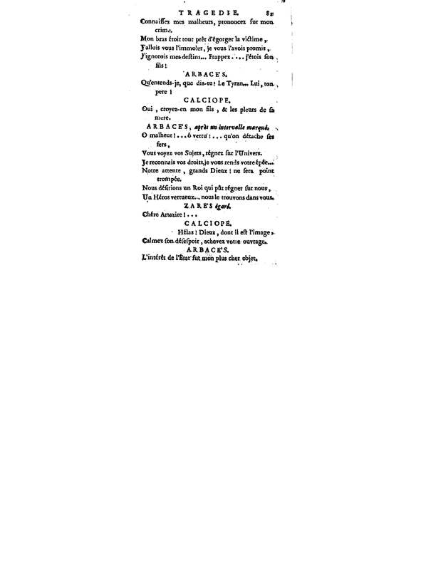 Zarès, tragédie, par M. Palissot de Montenoy, représentée pour la première fois par les Comédiens français, le 3 juin 1751 Zarès, tragédie, par M. Palissot de Montenoy, représentée pour la première fois par les Comédiens français, le 3 juin 1751