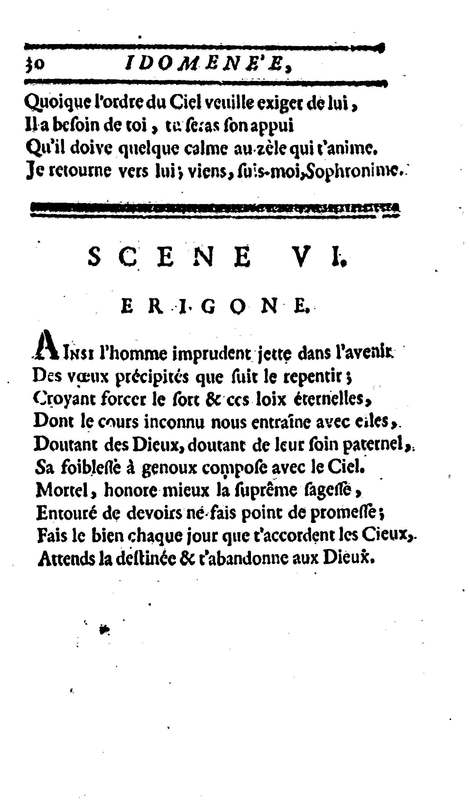 Idoménée, tragédie, par M. Le Mierre, représentée pour la première fois, par les Comédiens françois ordinaires du Roi, le lundi 13 février 1764