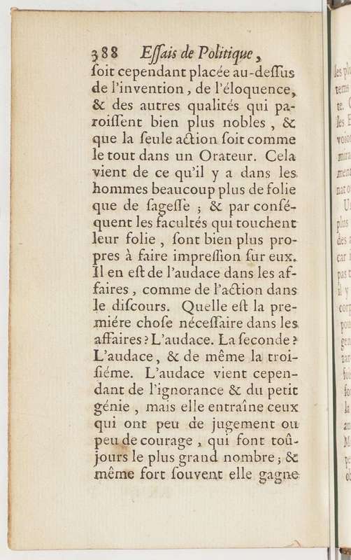 Essais du chevalier Bacon, chancelier d'Angleterre, sur divers sujets de politique, et de morale