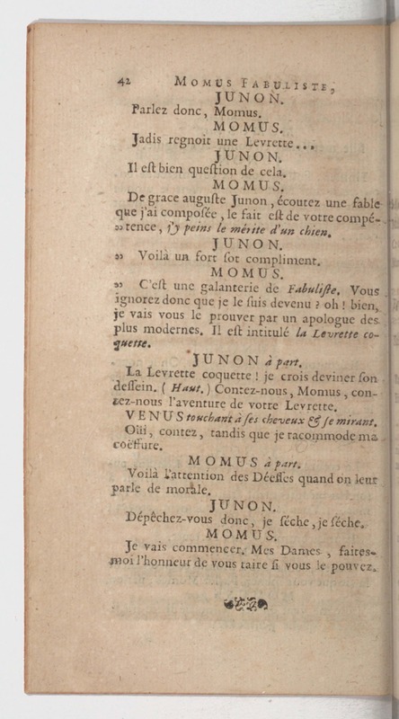 Momus fabuliste, ou les Noces de Vulcain, comédie