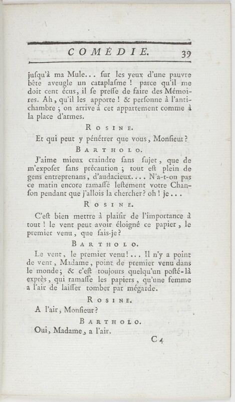 Barbier de Séville, ou La précaution inutile (Le), comédie en quatre actes