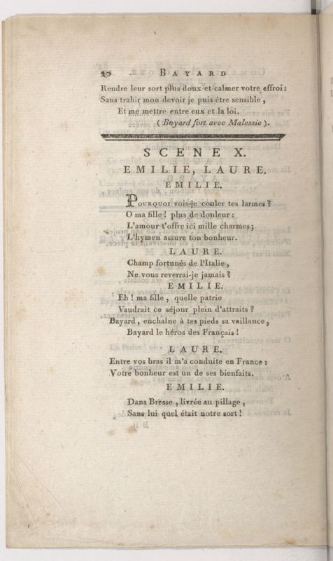 Bayard, ou Le Siège de Mézière, comédie héroïque en trois actes et en vers, mêlée d'intermèdes Bayard, ou Le Siège de Mézière, comédie héroïque en trois actes et en vers, mêlée d'intermèdes