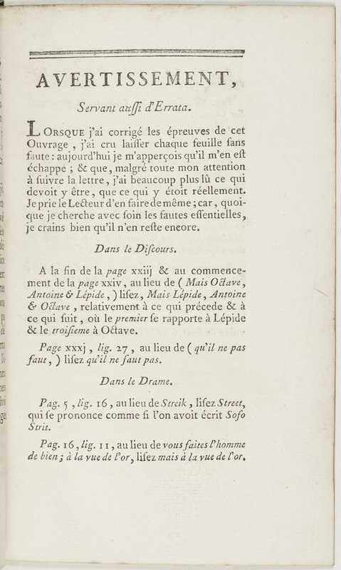 Eugénie, drame en cinq actes en prose, enrichi de figures en taille-douce ; avec un Essai sur le drame sérieux Eugénie, drame en cinq actes en prose, enrichi de figures en taille-douce ; avec un Essai sur le drame sérieux