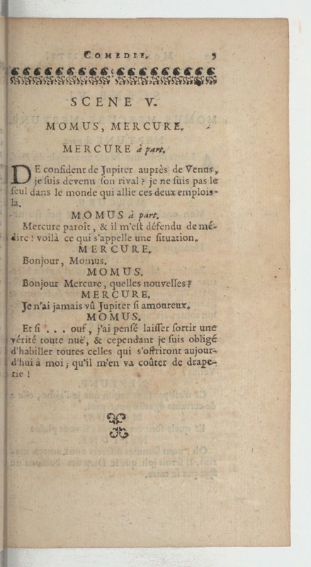Momus fabuliste, ou les Noces de Vulcain, comédie