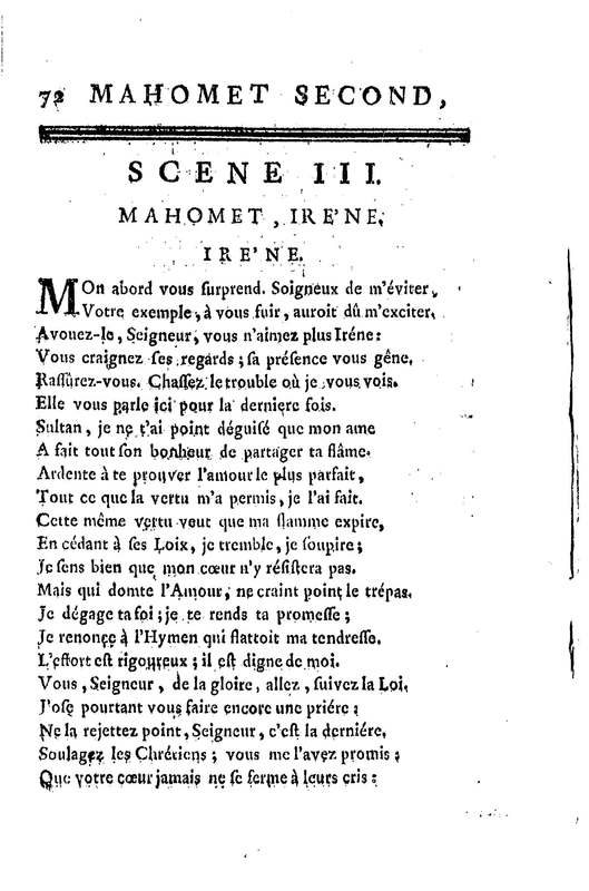 Mahomet second, tragédie, par M. de La Noue Mahomet second, tragédie, par M. de La Noue
