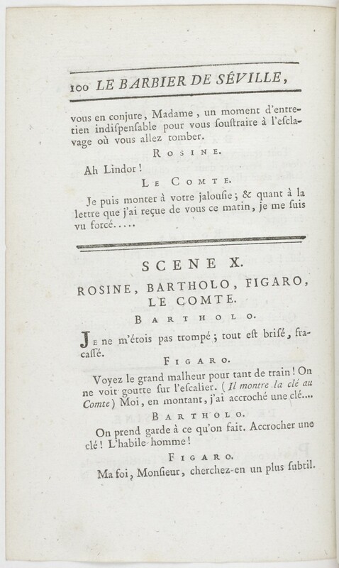 Barbier de Séville, ou La précaution inutile (Le), comédie en quatre actes