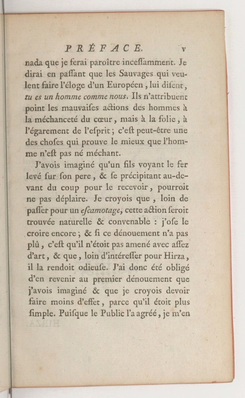 Hirza, tragédie, par M. de Sauvigny… (Comédiens ordinaires du Roi, 27 mai 1767) Hirza, tragédie, par M. de Sauvigny… (Comédiens ordinaires du Roi, 27 mai 1767)