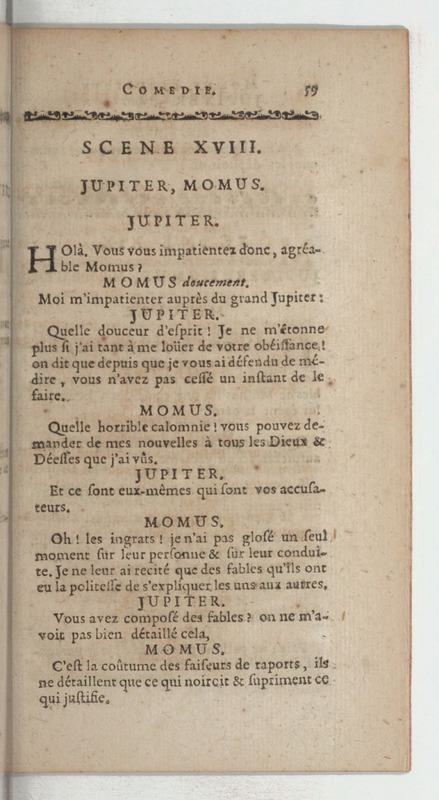 Momus fabuliste, ou les Noces de Vulcain, comédie