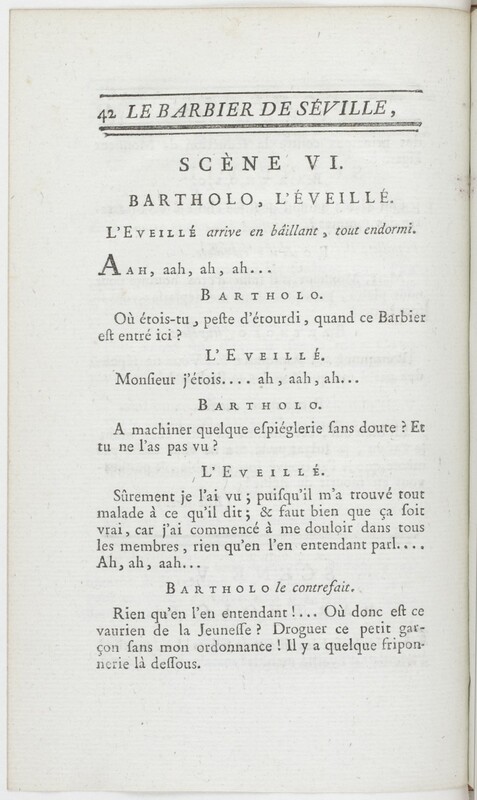 Barbier de Séville, ou La précaution inutile (Le), comédie en quatre actes