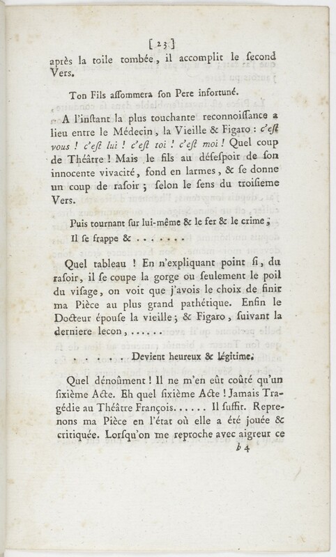 Barbier de Séville, ou La précaution inutile (Le), comédie en quatre actes