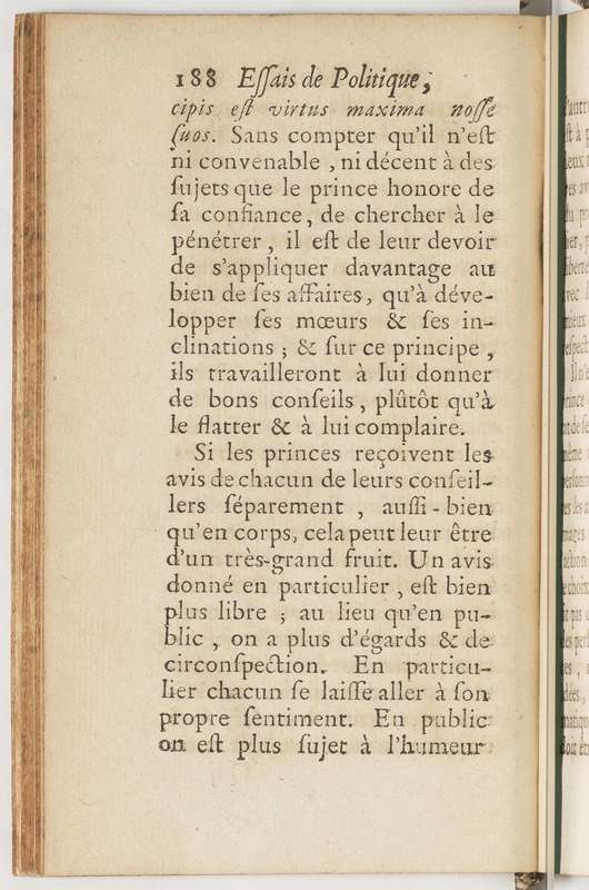 Essais du chevalier Bacon, chancelier d'Angleterre, sur divers sujets de politique, et de morale