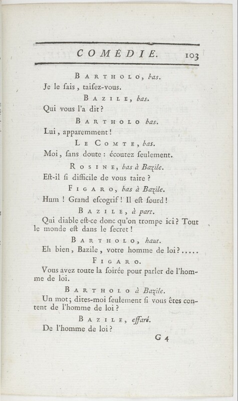 Barbier de Séville, ou La précaution inutile (Le), comédie en quatre actes