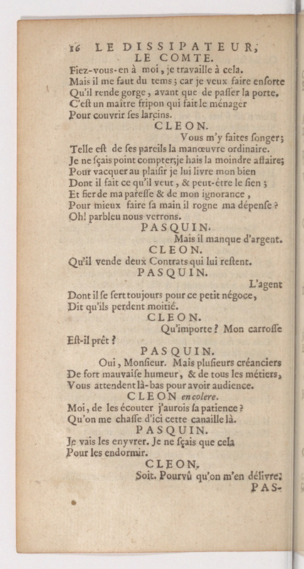 Dissipateur, ou l'Honneste Friponne (Le), comédie