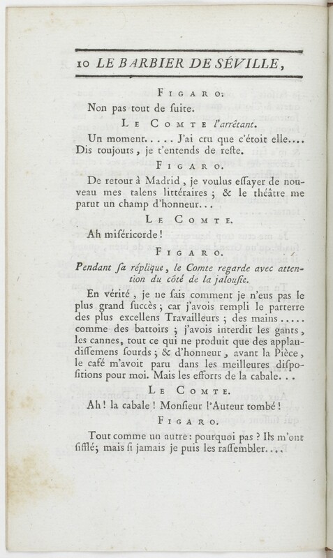 Barbier de Séville, ou La précaution inutile (Le), comédie en quatre actes