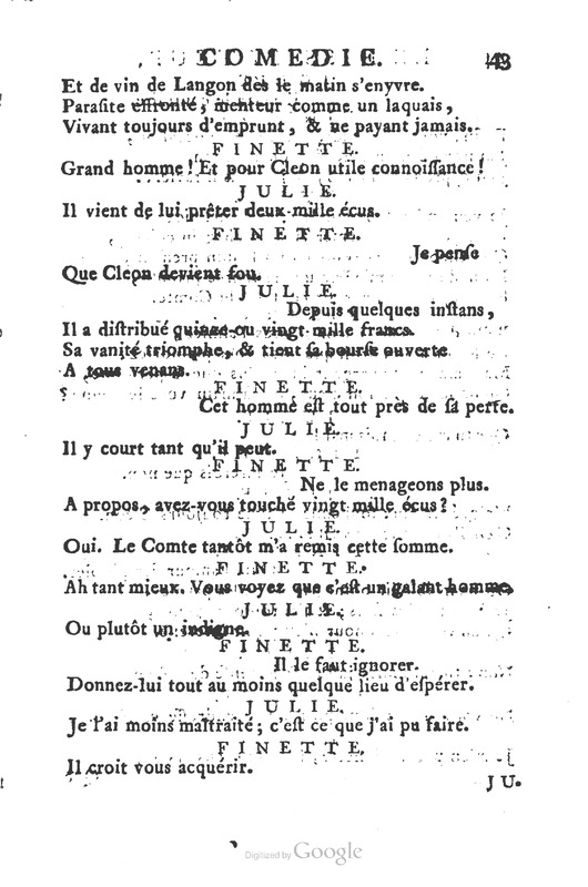 Dissipateur ou l’honnête-friponne (Le), comédie Dissipateur ou l’honnête-friponne (Le), comédie