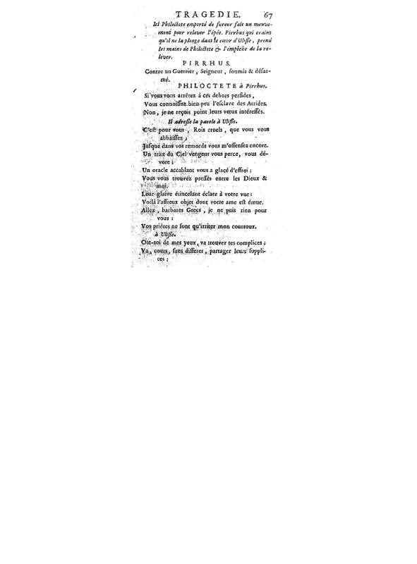 Philoctete, tragedie, par M. de Chateaubrun, de l'Académie françoise Philoctete, tragedie, par M. de Chateaubrun, de l'Académie françoise
