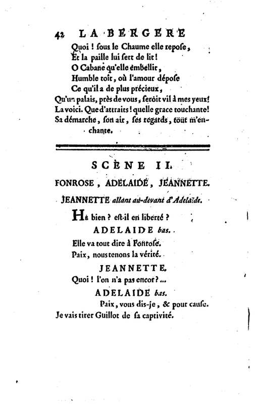 Bergère des Alpes (La), pastorale en trois actes et en vers, mêlée de chants, par M. Marmontel de l'Académie françoise Bergère des Alpes (La), pastorale en trois actes et en vers, mêlée de chants, par M. Marmontel de l'Académie françoise
