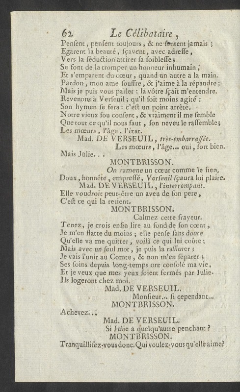 Célibataire (Le), comédie en cinq actes et en vers Célibataire (Le), comédie en cinq actes et en vers