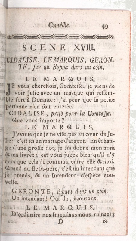 Mœurs du tems (Les), comédie en un acte