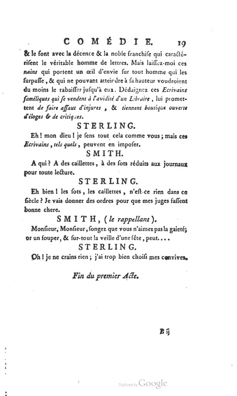 Journalistes anglois (Les), comédie en trois actes en prose Journalistes anglois (Les), comédie en trois actes en prose